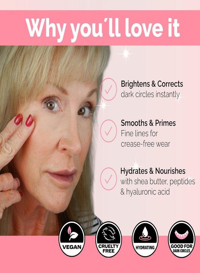 إليزابيث موت، كريم أساس ومُفتّح للهالات السوداء تحت العين، مرطب ومصحح للألوان، قاعدة كونسيلر خفيفة الوزن للبشرة الناضجة، درجة فاتحة 5 مل - Image 3